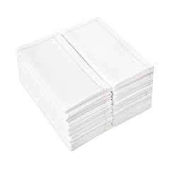 FIVE STAR NAPKINS White Hand Towel - 100 Cotton Disposable Hand Towels for Bathroom - Paper Guest Napkins