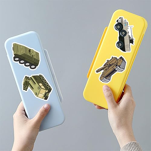 Miniatura 7 de Paquete de 100 calcomanías para vehículos militares para adultos y niños, calcomanías de camuflaje para camiones cisterna, vehículos militares,