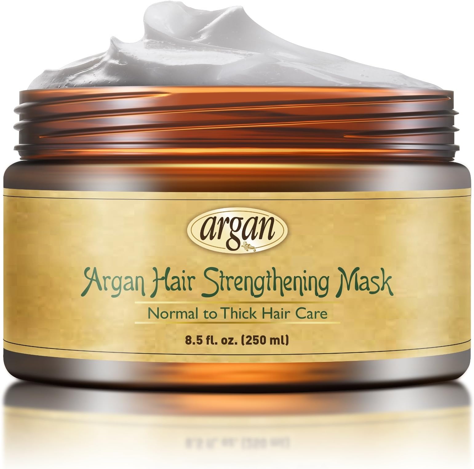 Vitamins Deep Conditioner Hair Strengthening Argan Mask - Repairing Nourishment for Dry Damaged, Thick Coarse, Thinning or Brittle Hair