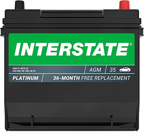 Miniatura 12 de Interstate Batteries Batería automotriz de 12 V 70 Ah (tamaño del grupo H6, 48) 760CCA SLI AGM Batería de repuesto para automóviles, SUV, sedanes,
