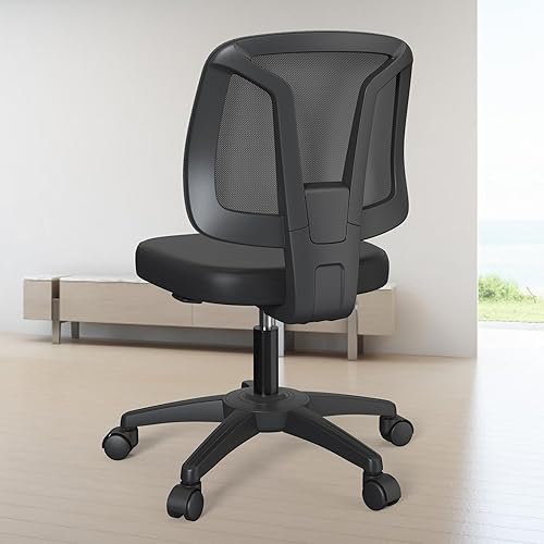 Miniatura 1 de Moderno escritorio ergonómico ajustable para oficina, silla de trabajo para computadora en casa, con ruedas giratorias y soporte lumbar para sala de