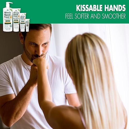 Miniatura 6 de Miracle of Aloe Miracle - Crema reparadora de manos de 8 onzas, loción curativa de aloe vera para manos secas y agrietadas con 60% gel de aloe ultra