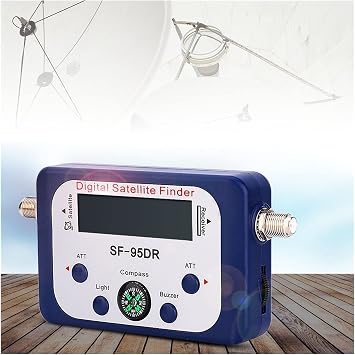Digital Displaying Satellite Finder TV Signal for DVB -S DVB-S2 with Compass Pointer