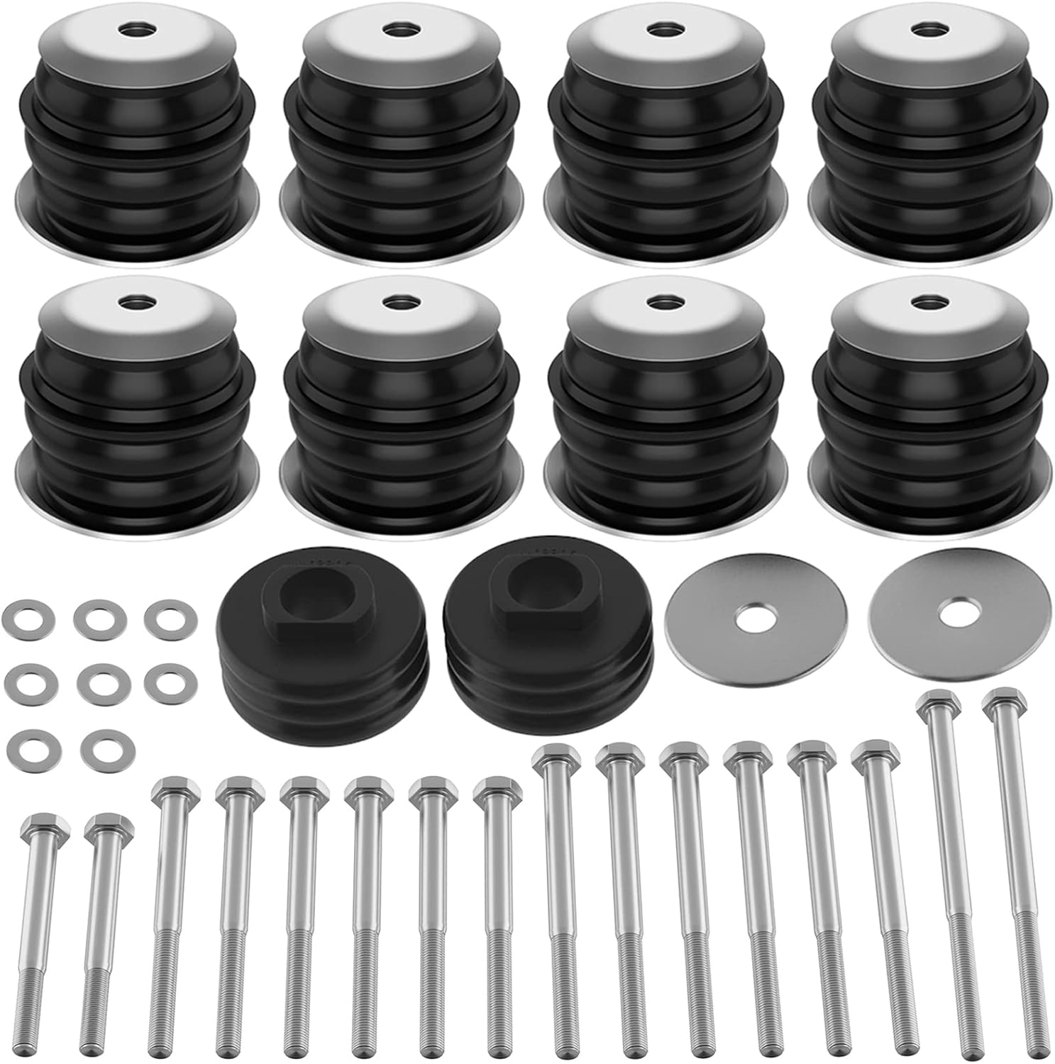 Buy Moker Body Mount Bushing Kit for Ford F250 F350 Super Duty 20082016 2WD 4WD，KF04060BK