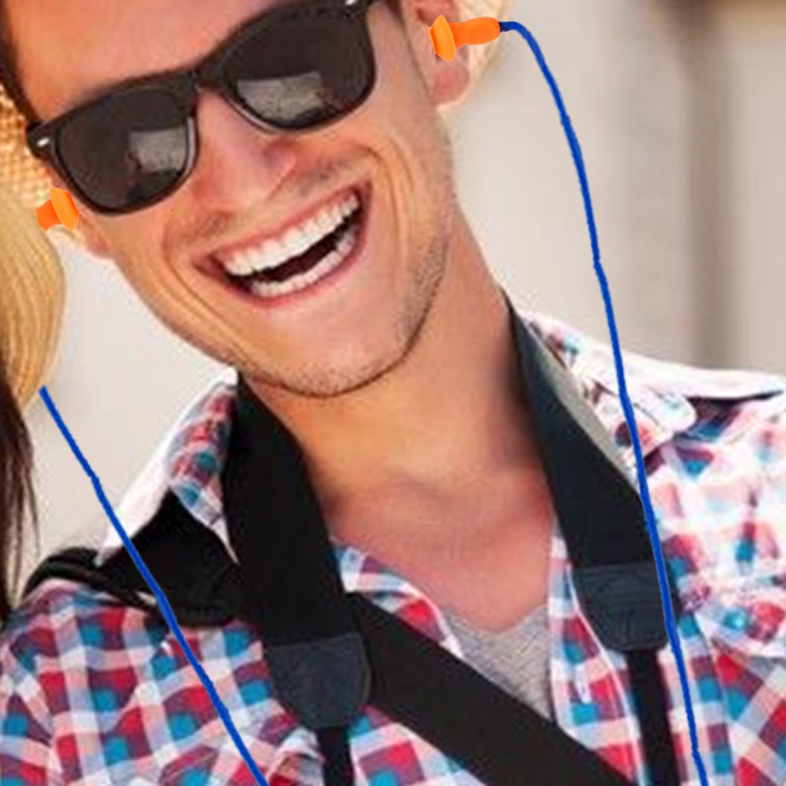 Cuffie senza fili con tappi per le orecchie, cuffie senza fili per il lavoro, cuffie senza fili di sicurezza, auricolari senza fili portatili, auricolari in-ear