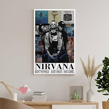 NIRVANA posterポスター  cobain Poster: Nirvana - Kurt Cobain Pop Art (24