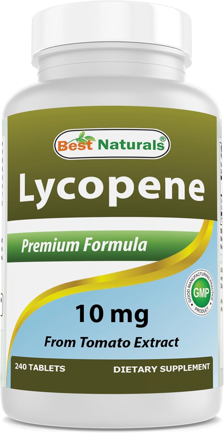 Best Naturals Lycopene Tomato Extract 10 mg 240 Tablets (Pack of 2)