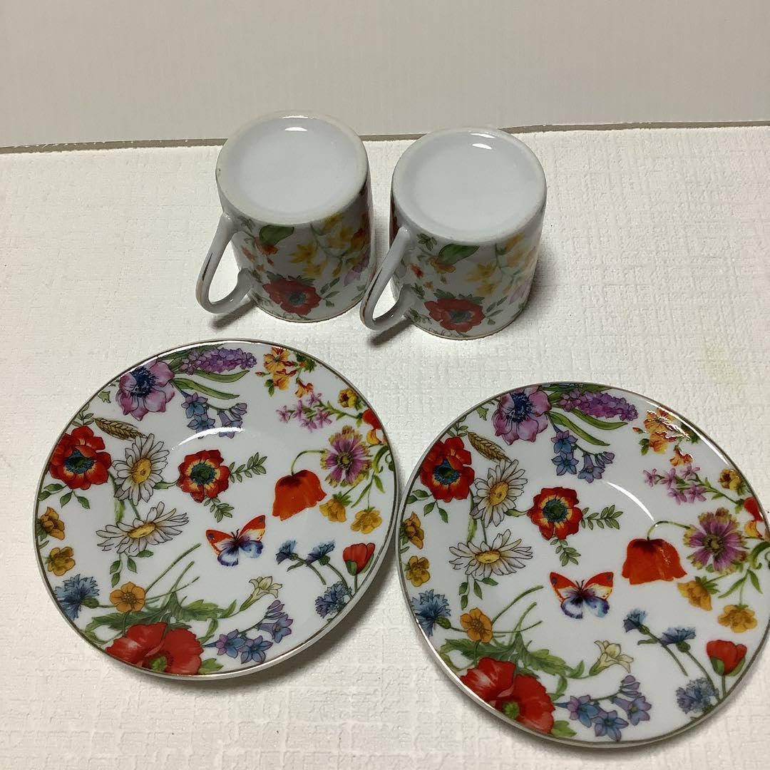 Amazon.co.jp: ZARA HOME デミタスカップ＆ソーサー(2客) : ホーム