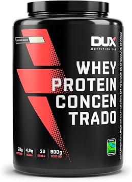 Whey Protein Dux Concentrado 900g Chocolate Branco