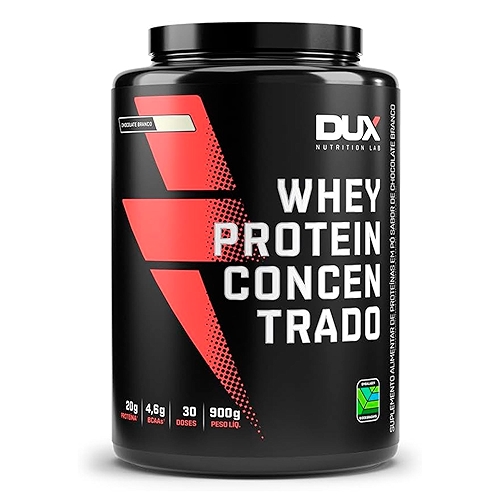 Whey Protein Concentrado Chocolate Branco Pote 900g – Contribui para o Ganho Muscular Hipe... Whey Protein Concentrado Chocolate Branco Pote 900g – Contribui para o Ganho Muscular Hipe...