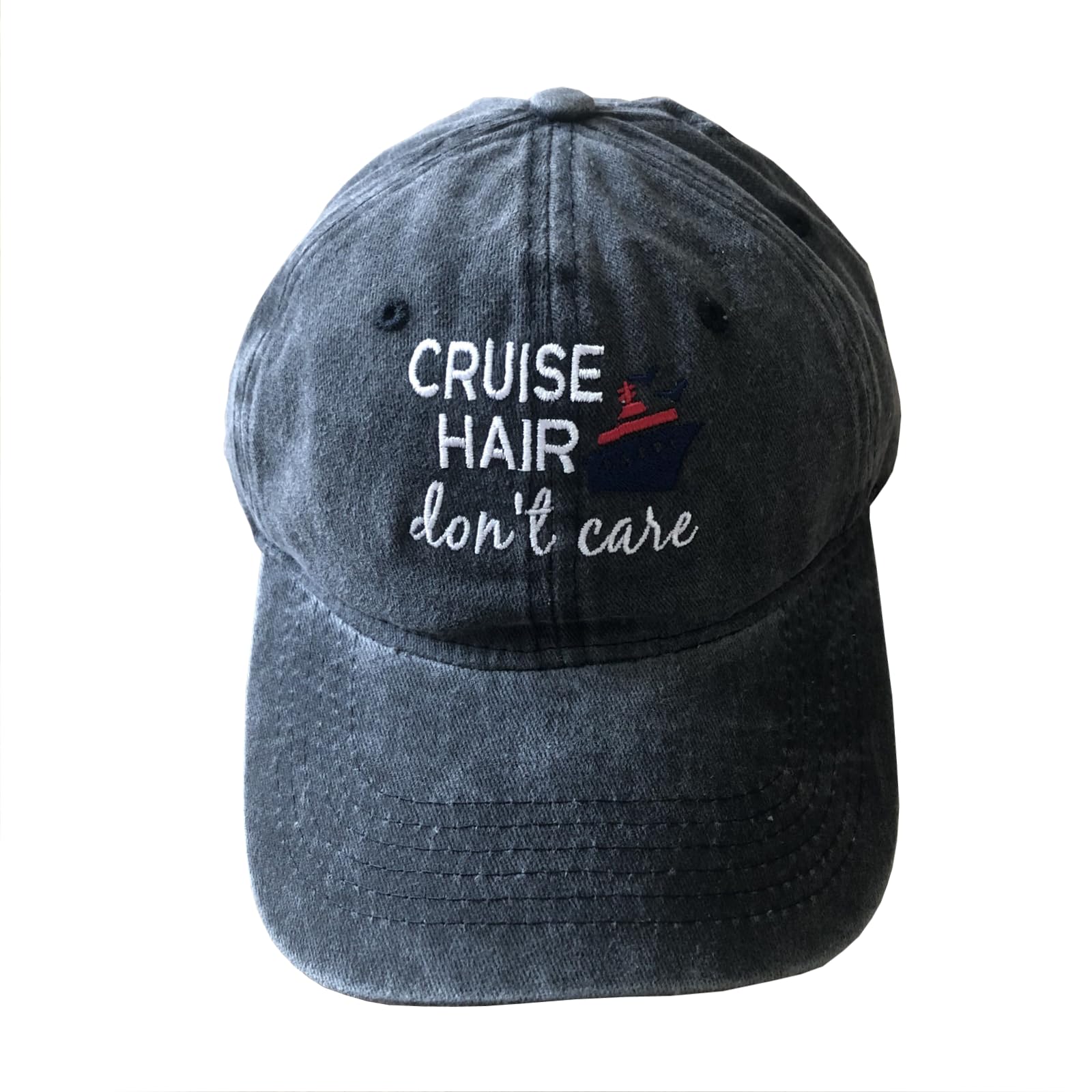 Yipaidel Women’s Cruise Hair Don't Care Distressed Hat