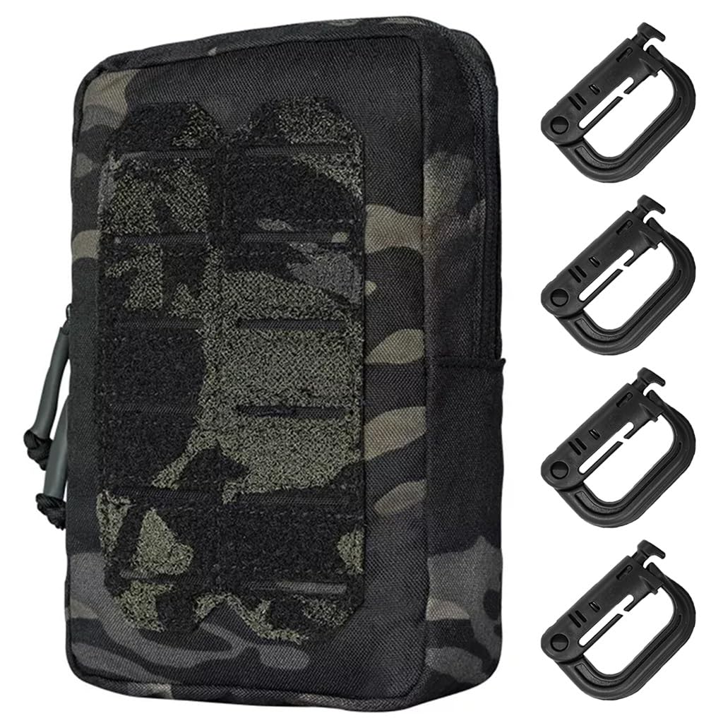 Pochette tactique Molle en nylon 800D compacte et sac outil EDC