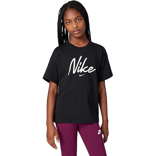 Nike Girls' Sportswear T-Shirt (Modern Script)
