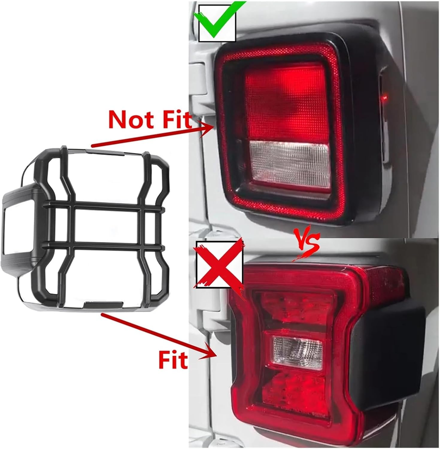 Car Taillight Headlight Cover Trim Wheel Eyebrow Lamp Protector Compatible With Jeep Wrangler JL JT Gladiator 2018-2023 Interior Accessories(Headlight)