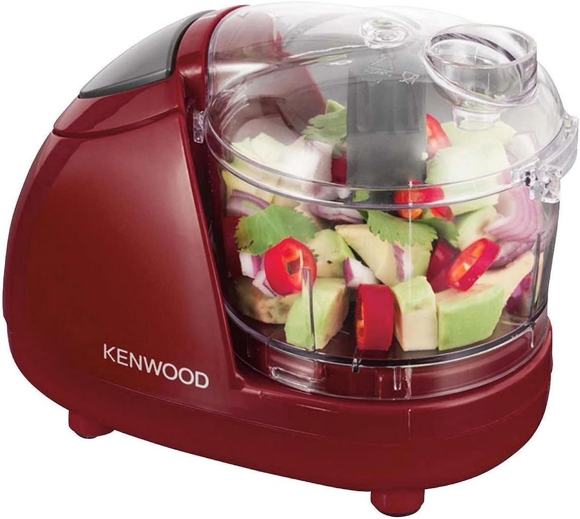 Kenwood CH181A Mini Chopper 300W Red 150 grams Chopping Capacity Dishwasher Safe