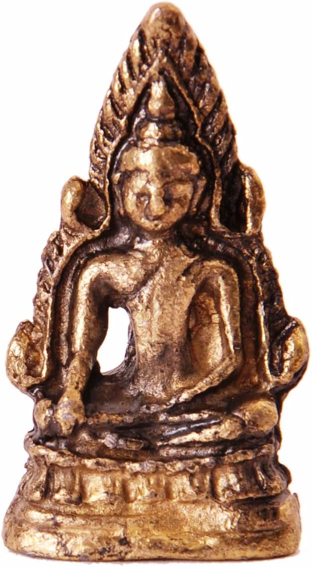 Purpledip Rare Miniature Statue Lord Buddha in Bhumi-sparsha Mudra, Unique Collectible Gift (11399)