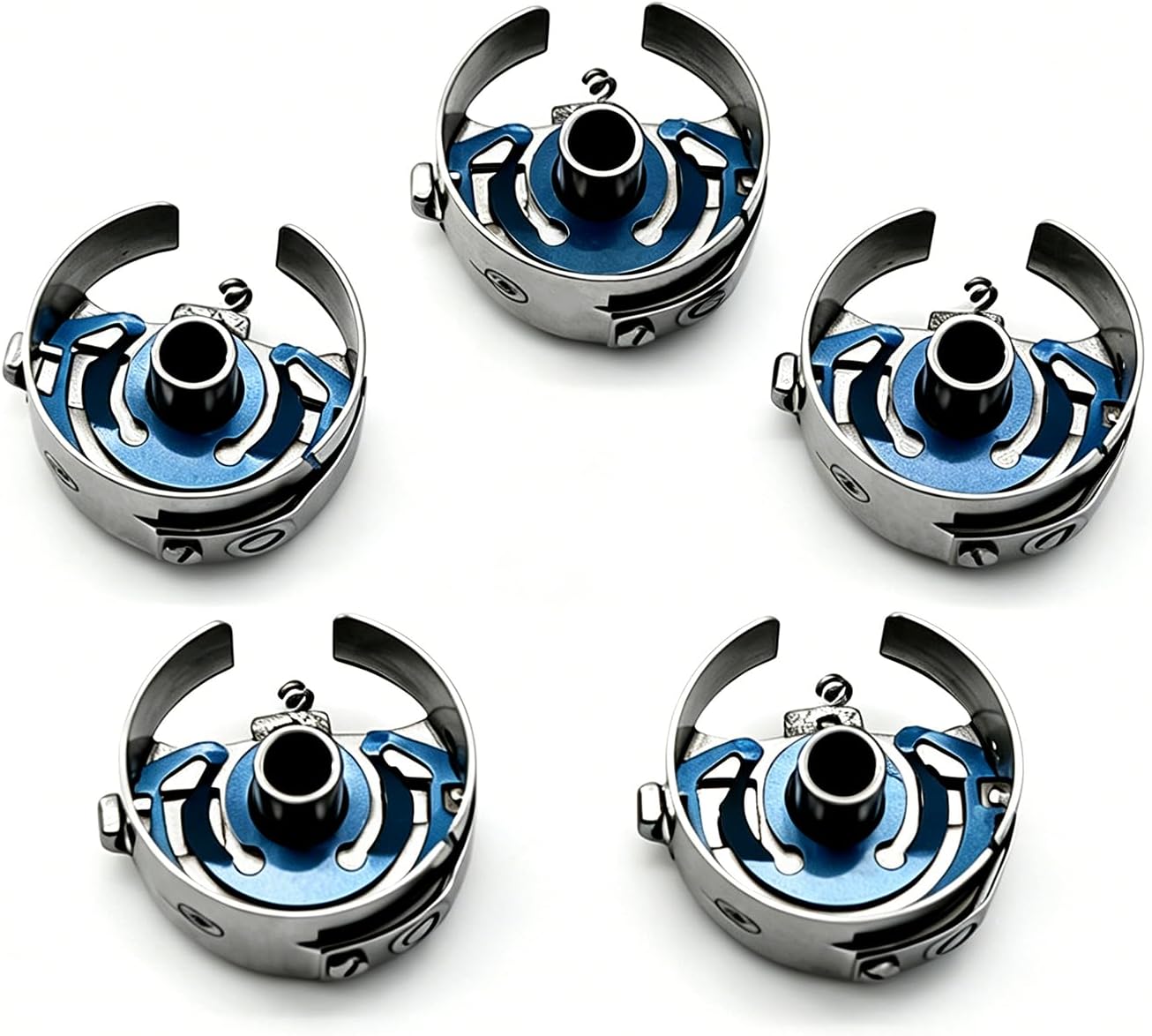 OZXCHIXU 5PCS Standard Industrial Bobbin Case Size L Bobbin Case