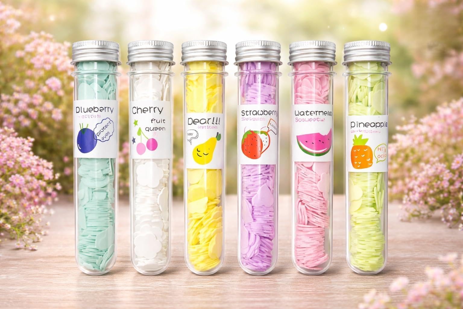 NPN Flower Design Tube Paper Soap Sheets | Mixed Fragrance Mini Soap Flakes | Pocket-Size Travel-Friendly Hand Wash Soap, Gentle on Skin, Fast Dissolving & Hygienic (2)-picture-35