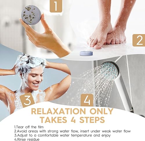 Miniatura 5 de Vaporizadores de ducha para aromaterapia, regalos de Navidad para mujeres, 8 unidades, bombas de ducha para mamá con aceites esenciales naturales de