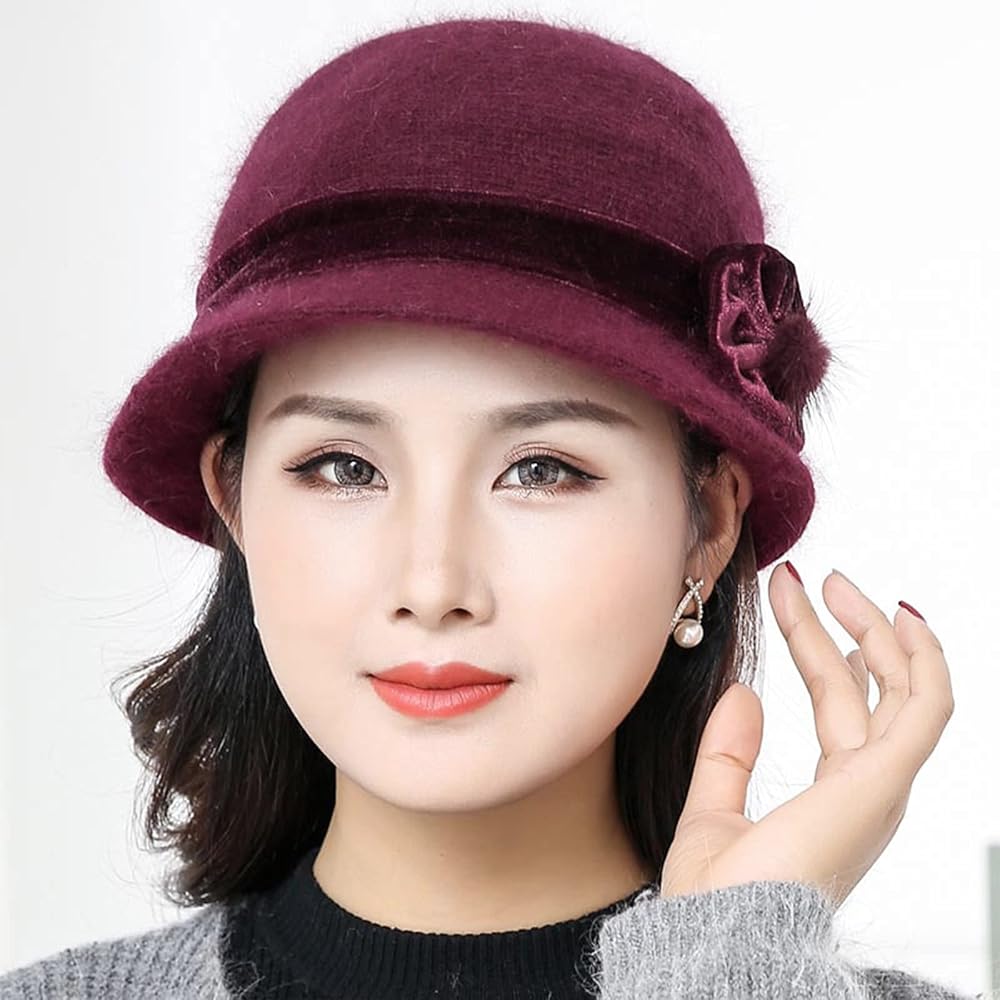 Amazon | 春秋冬 おばあちゃん 帽子 バケットハット 婦人帽