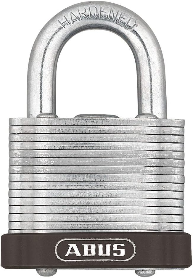 ABUS19326 Eterna Laminated Steel Keyed Different Padlock, Brown