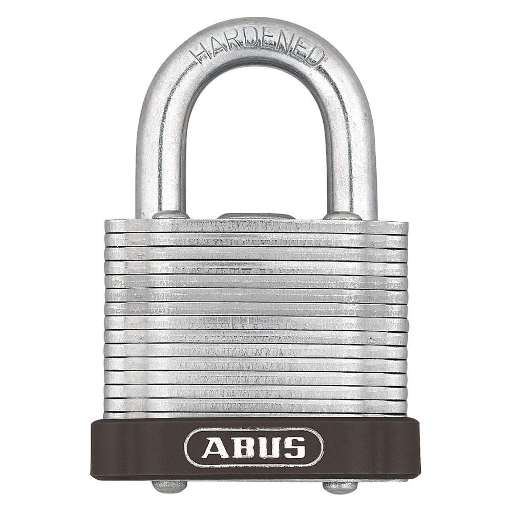 ABUS19326 Eterna Laminated Steel Keyed Different Padlock, Brown