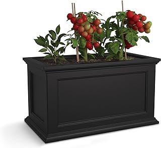 Fairfield Patio Planter 20x36 Black