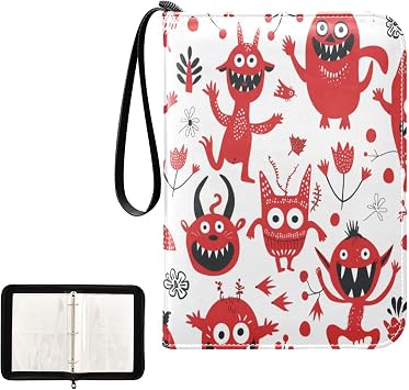 red playful monsters