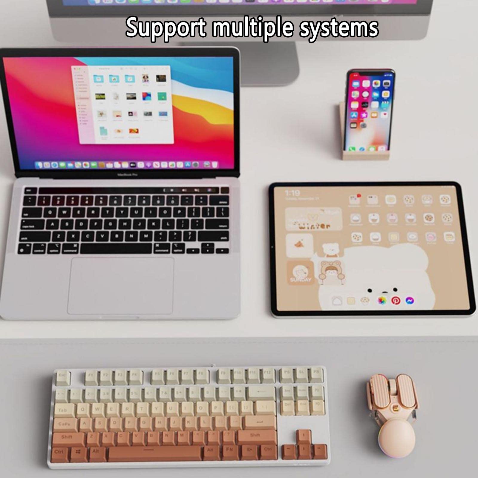 Mysz Bezprzewodowa mysz komputerowa do laptopów do gier Bluetooth akumulatorowa ergonomiczna mysz urządzenie wskazujące moc fotoelektryczna czterokierunkowa rolka typu C z możliwością ładowania regula