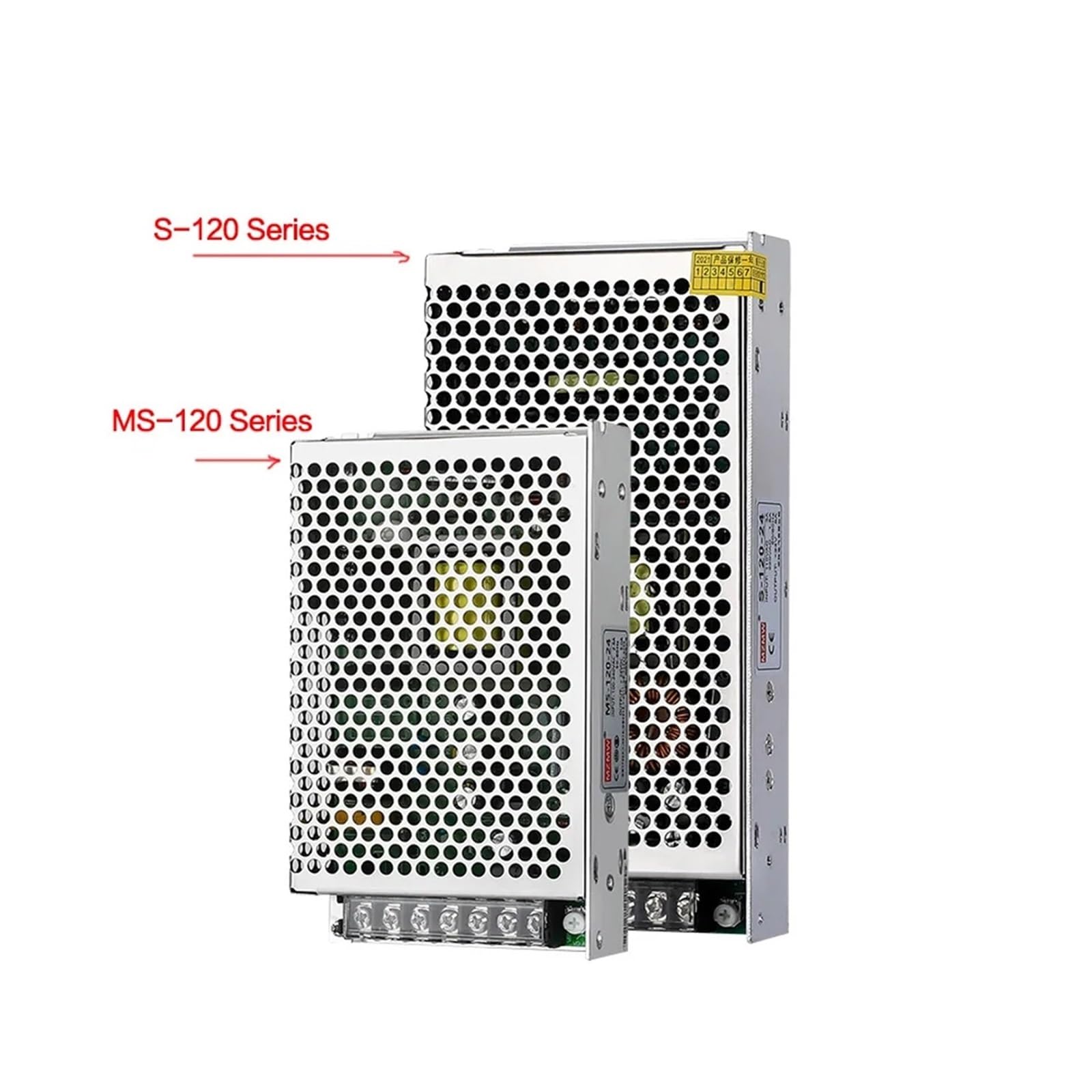 Seria MS120 S120 zasilacz impulsowy 120 W 5 V 12 15 24 36 48 AC/DC, transformator z pojedynczym wyjściem (24V, MS-120W)