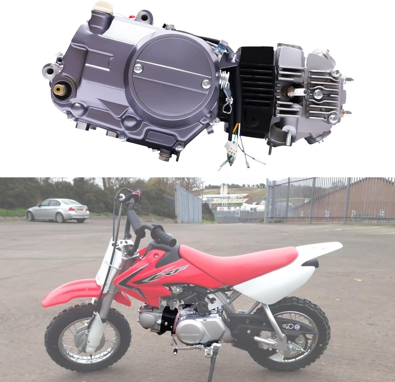 140CC Engine Motor Fit For Pit Dirt Bike SSR Apollo Coolster 125CC XR50 ATC70 ST90K1 CS90, 4-Stroke Engine Motor Replacement Kits