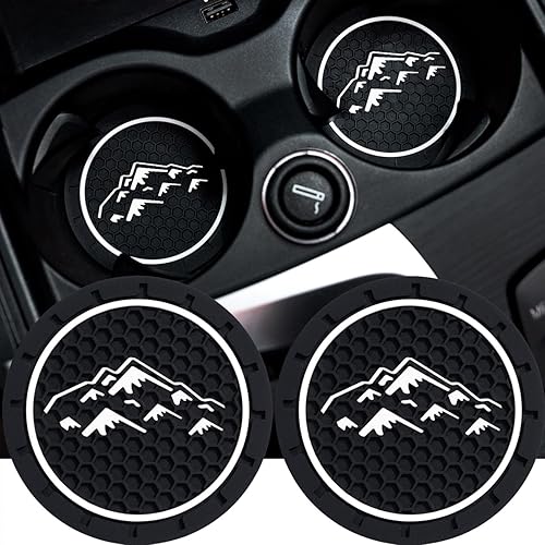 2 piezas de 2.75 pulgadas de montaña titular de la taza insertar posavasos diámetro ovalado vehículo duro viaje auto accesorios de coche de montaña