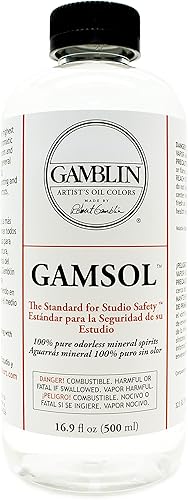 Tamaño del color del aceite de Gamsol de grado de artistas: 16.9 oz