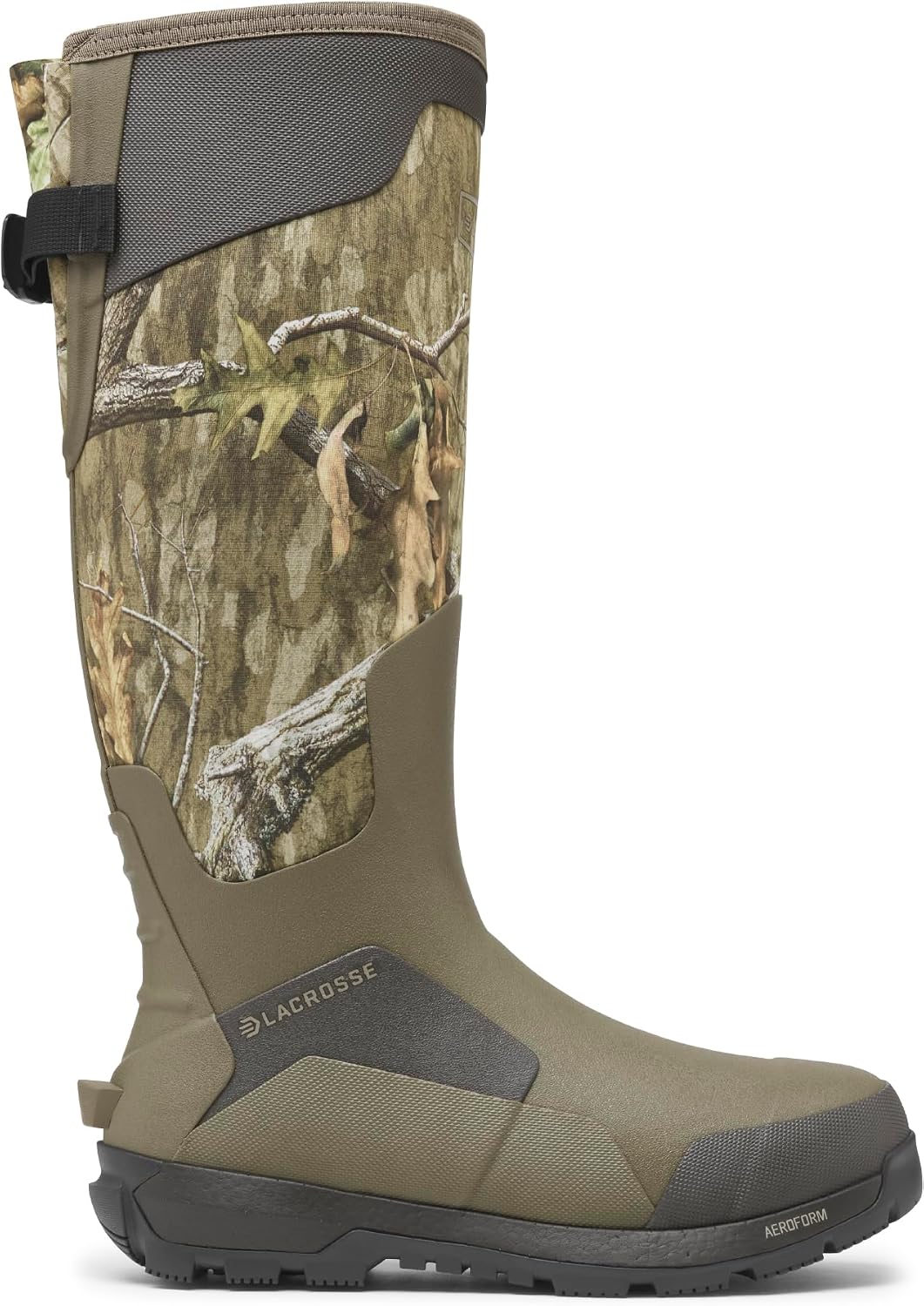 LaCrosse Burly Rubber Hunting & Work Boots for Men - Waterproof ZXT Rubber with Foam Insulation, Top Strap, EVA Footbed, and Slip-Resistant Outsole