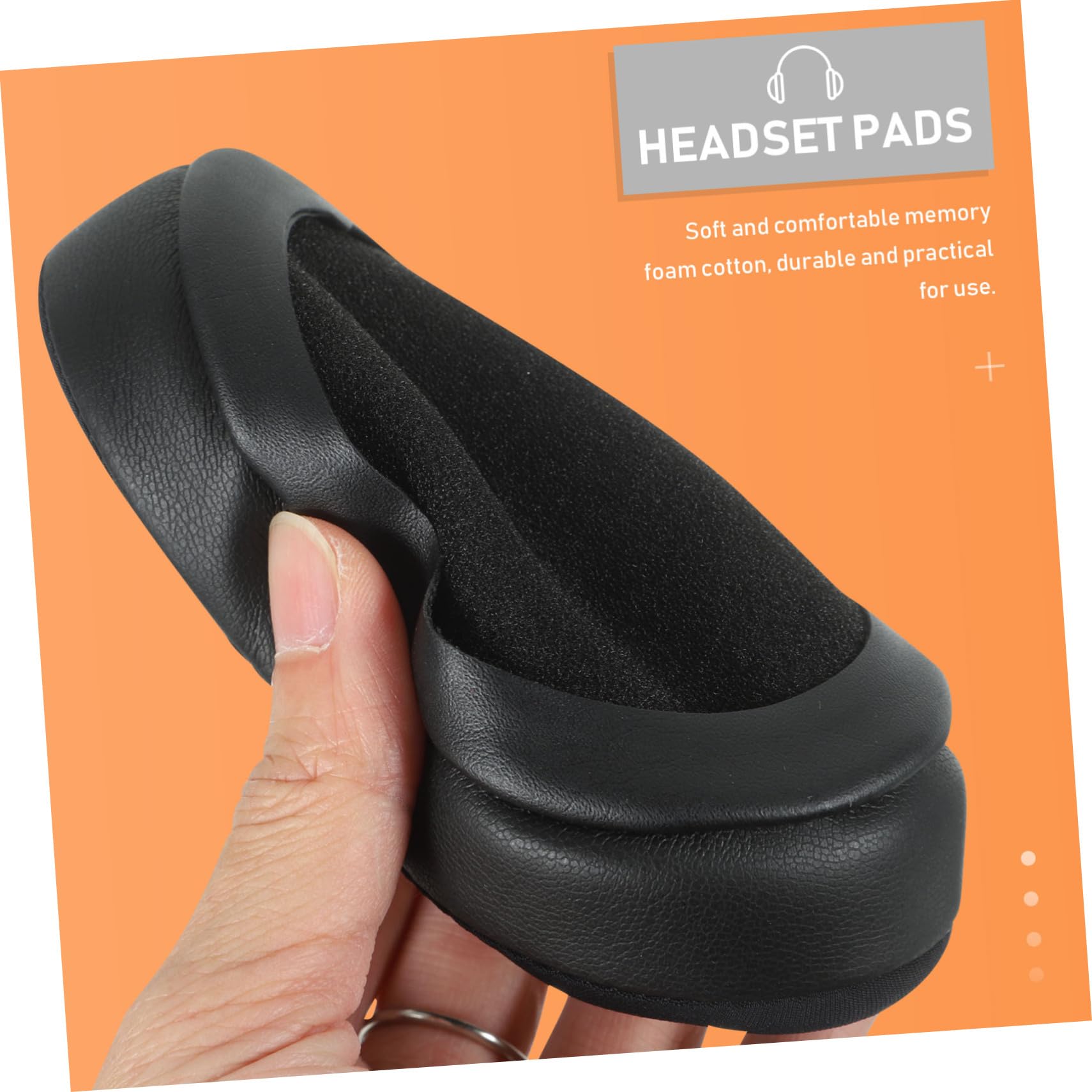 NUOBESTY 2 Series Almohadillas De Repuesto para Auriculares Compatibles Cómodas 2 Piezas*2