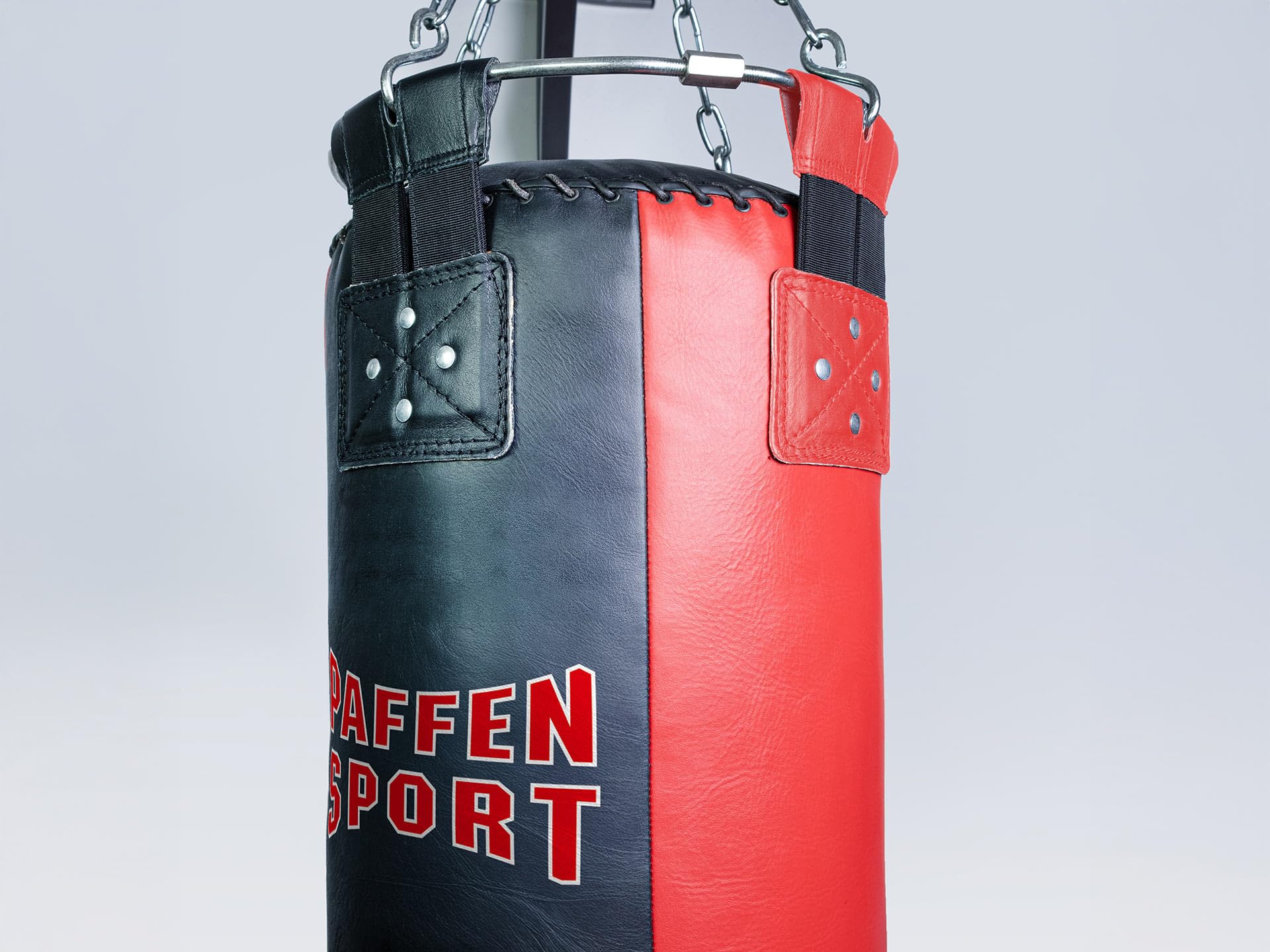 Paffen Sport Star Boxsack aus handgefertigtem Qualitätsleder für das Training im Boxen, Kickboxen, Muay Thai, MMA und verwandtem Kampfsport