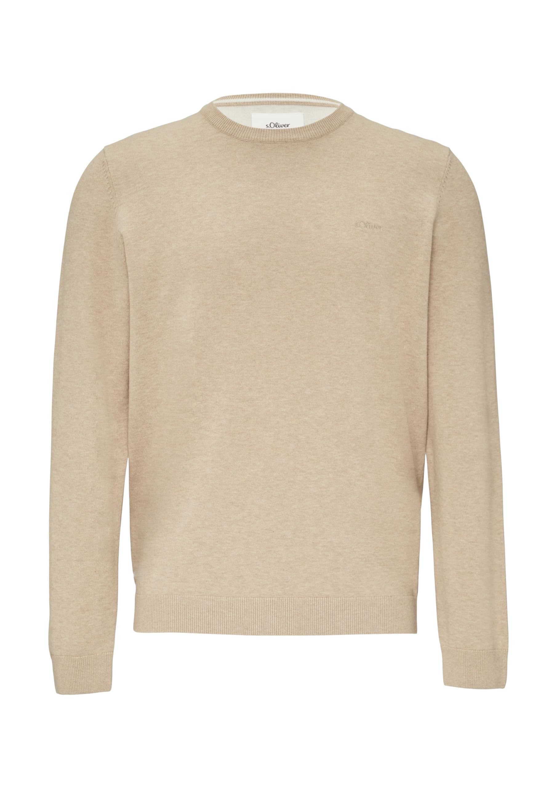 s.Oliver Sweter z dzianiny z wyszywanym logo, 82 W 0, 3XL