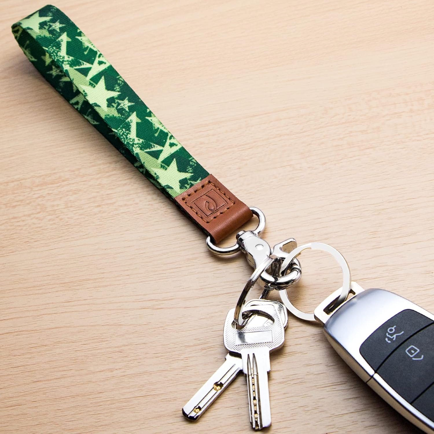 Wrist Lanyard Key Chain, Keychain for Key & ID Badge, Keychain Wristlet for Women & Men, Wristlet Strap for Keys, ID Holders（G）