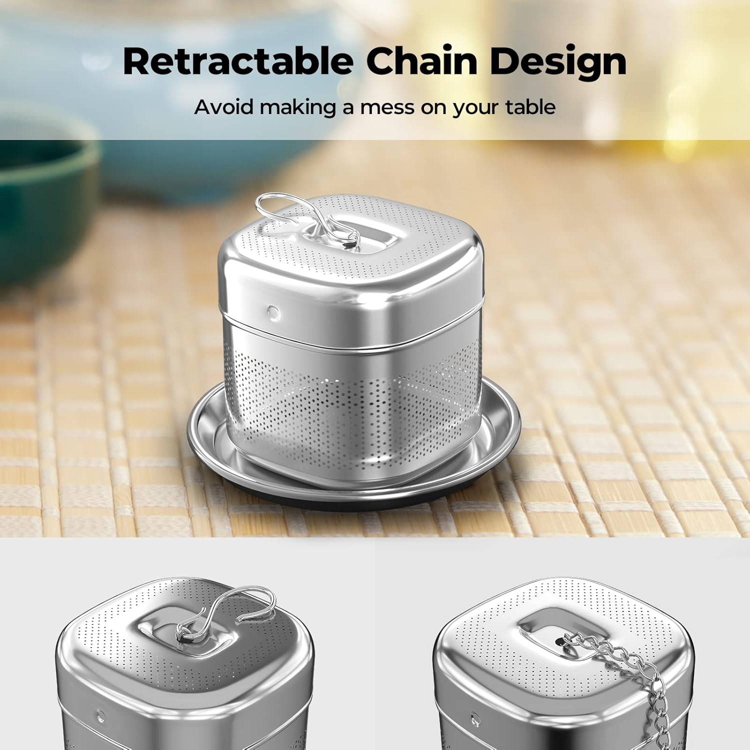 Only Available for The Next 72 Hours Bundle 2 Pack Extra Large Tea Infuser and 2 Pack Small Infuser