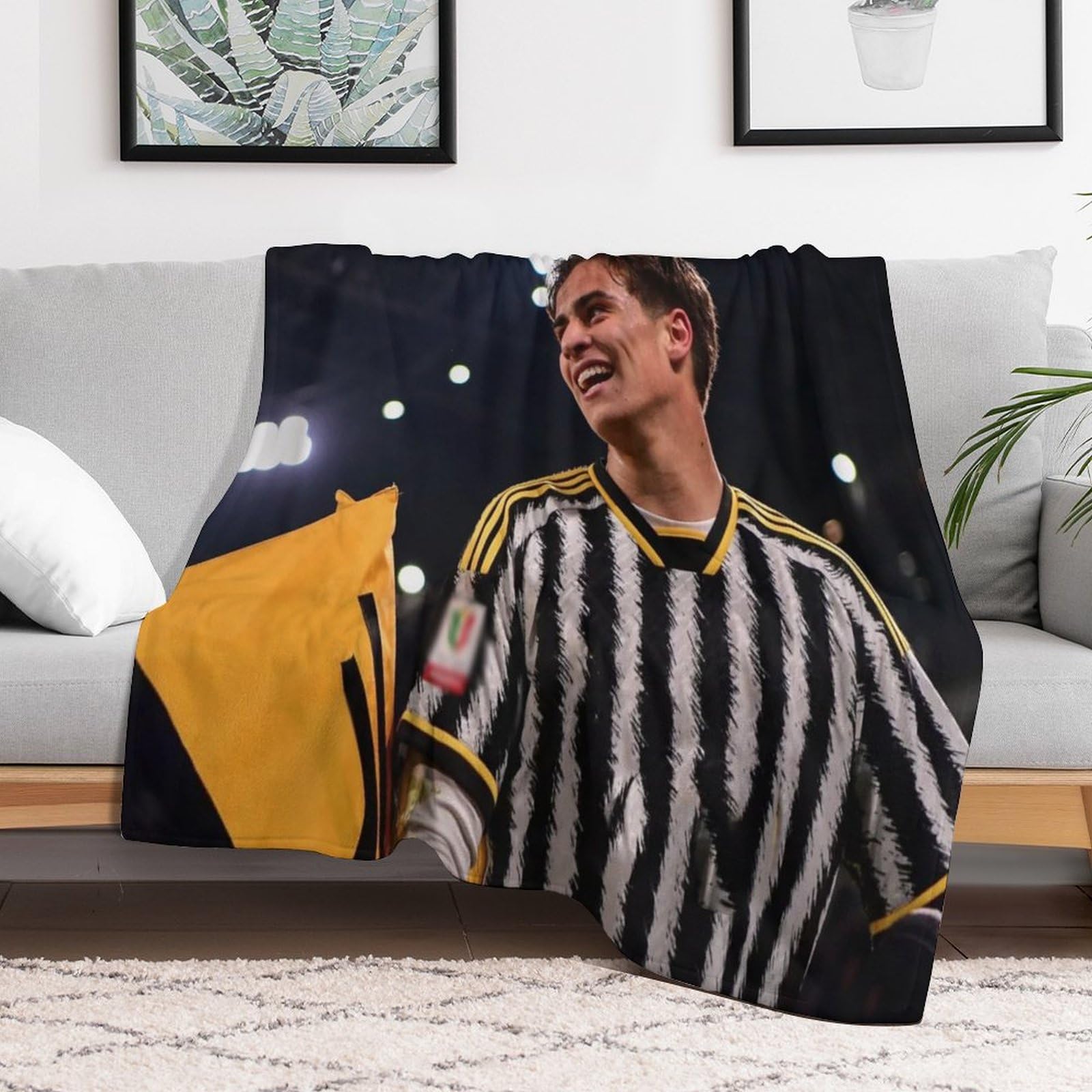 Volleyball-Überwurfdecke Aus Flanell-Fleece – Super Weiche Decke Für Couch, Bett & Als Geschenk (203x152 Cm, Für Erwachsene, Waschbar)
