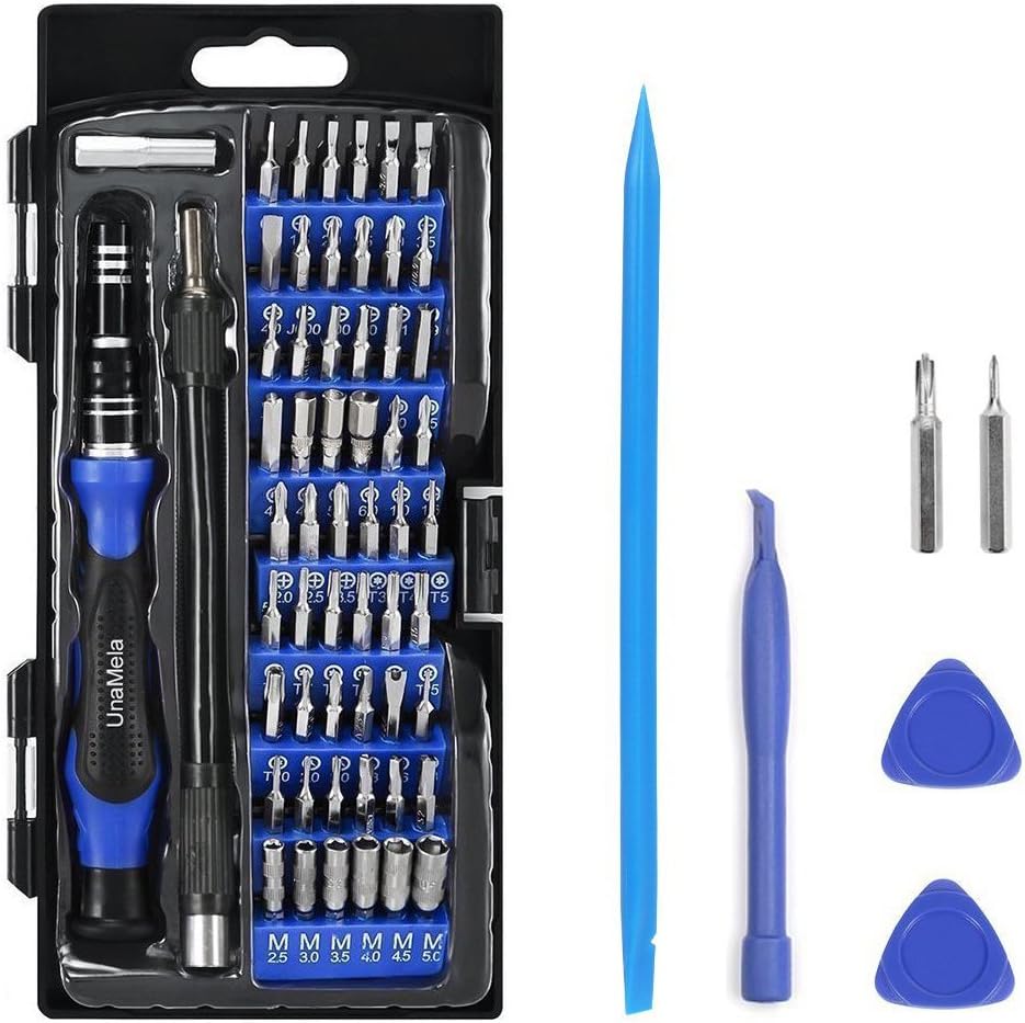 Precision Screwdriver Set with 56 Magnetic Driver Kits,64 in 1 Screwdriver Tool Set with Flexible Shaft,Openers, for Professional fixing PS4/Computer/Smartphone/Laptops/Xbox/Tablets/Camera/Toy