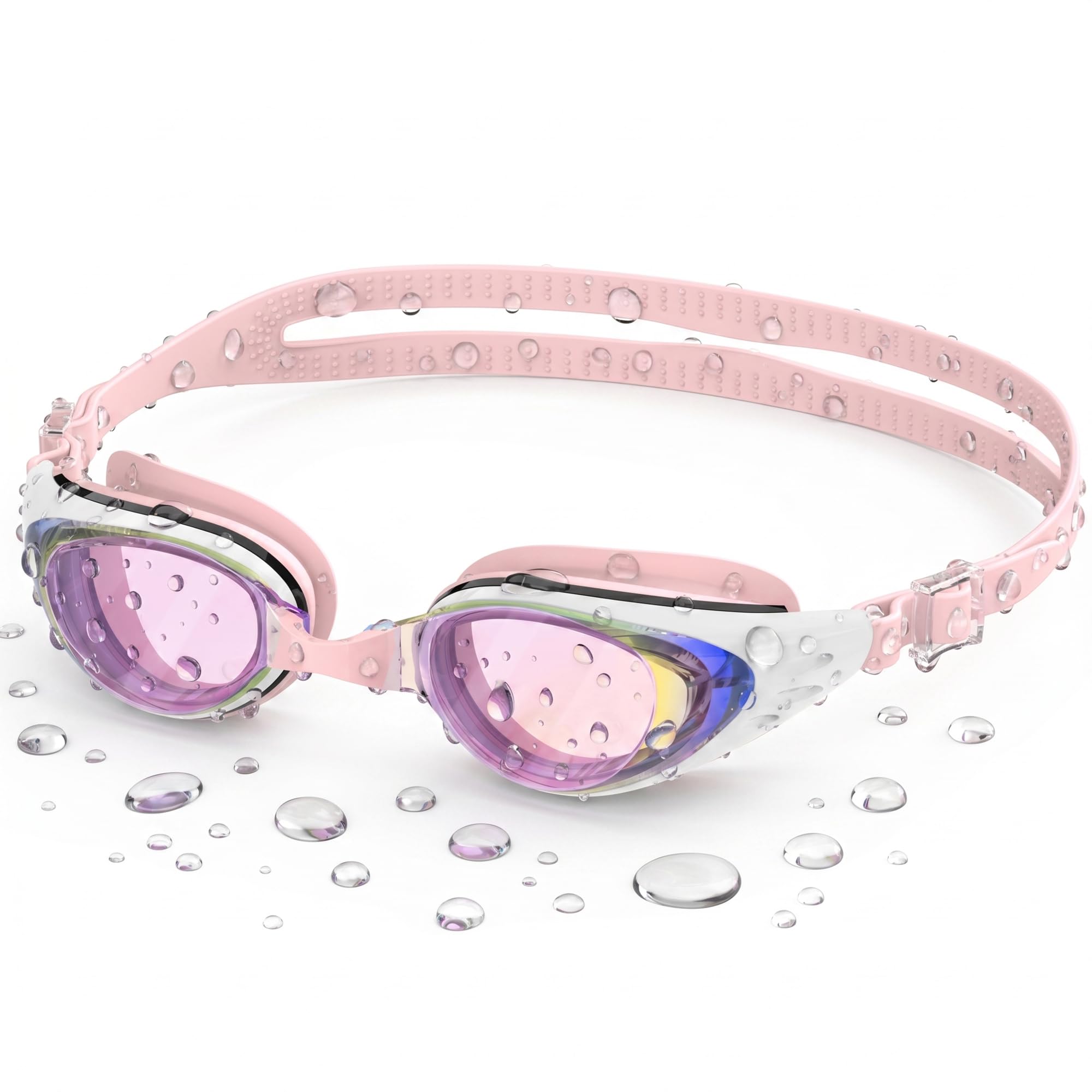 Seaflar verspiegelte Schwimmbrille Erwachsene, beschlagfrei UV-Schutz | Wasserfest Auslaufsicher, 180° GroßEs Sichtfeld, Weiche 3d-Silikonpassform