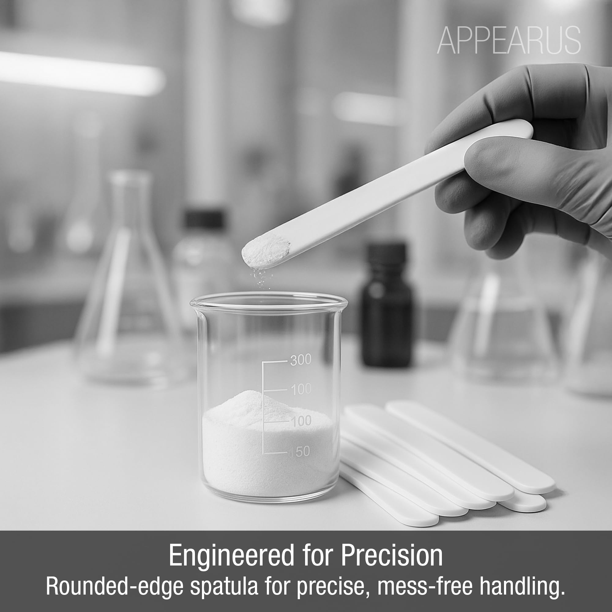 Appearus Flexible Tongue Depressor Spatula Mixing Applicator