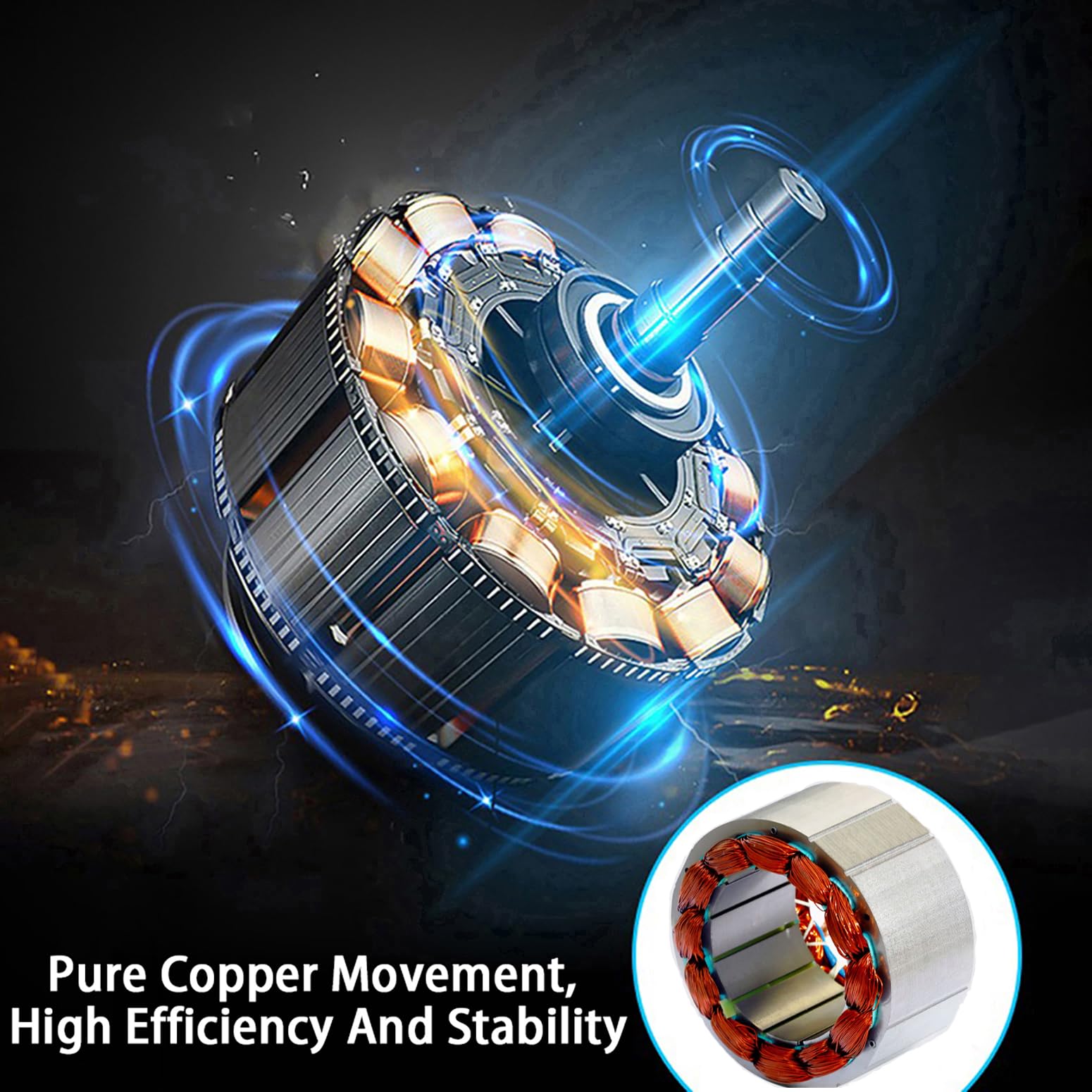 500W-1800W Motore Differenziale Brushless per Triciclo Elettrico 48V/60V/72V Motore Senza Spazzole CC, Motore A 5 Fori E 16 Denti per Tricicli Elettrici, Golf Cart E Go-Kart