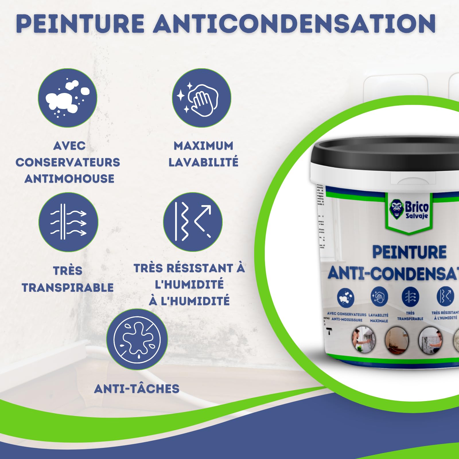 Peinture Anti-Condensation Thermique Blanc 4 L