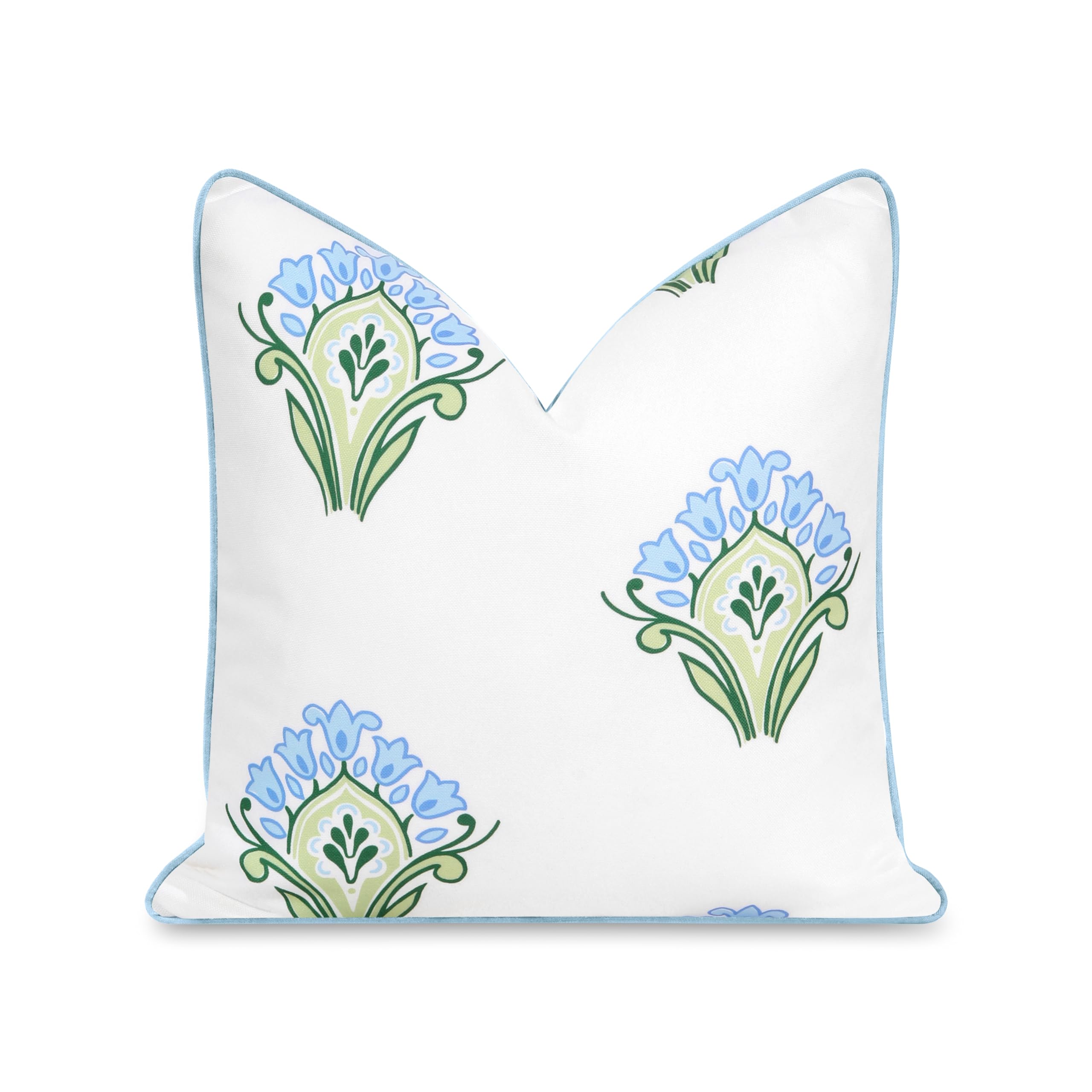 Hofdeco Küsten-Kissenbezug 30x50 Cm – Wasserabweisend, Blumenmuster, Für Garten & Wohnzimmer
