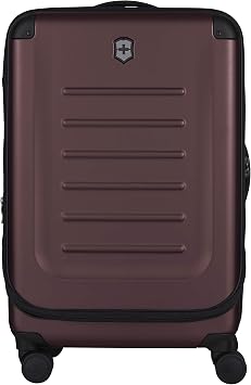 Victorinox Spectra 2.0 Hardside Expandable Spinner Suitcase Collection, Victorinox Spectra 2.0 Hardcase Expandable Spinner Suitcase, Burgundy, Checked-Medium 27"