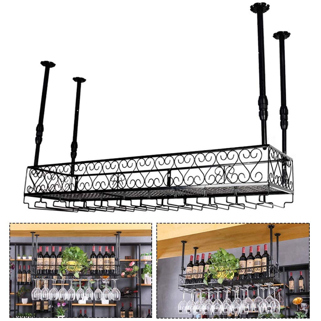 Support de rangement pour gobelets et vin afin d'optimiser l'espace bar de cuisine