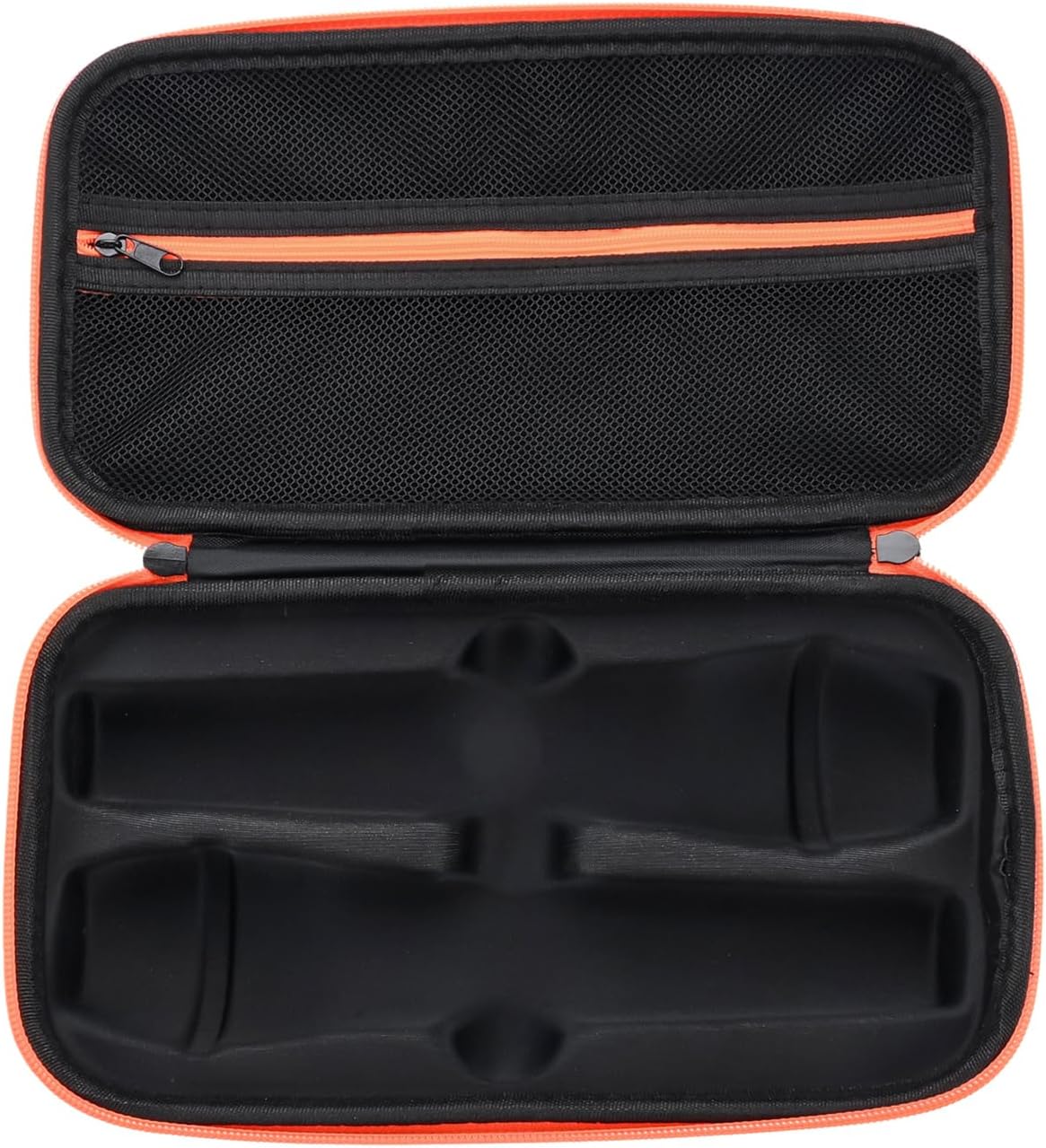 Mgoodoo Wireless Microphone Case Compatible with Wireless 2 Microphone System,Handheld Dual Mic Case with EVA Hard Shell,Portable Mic Storage Bag for Singing or Karaoke