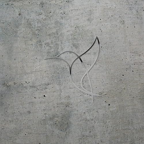 Miniatura 2 de ANDstic506660SI - Calcomanías de vinilo personalizadas (plata metálica) (juego de 2) calcomanías de vinilo resistentes a la intemperie para laptop,